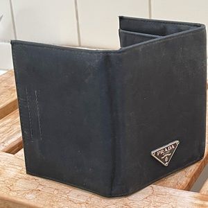 Used! Prada wallet billfold with coin purse